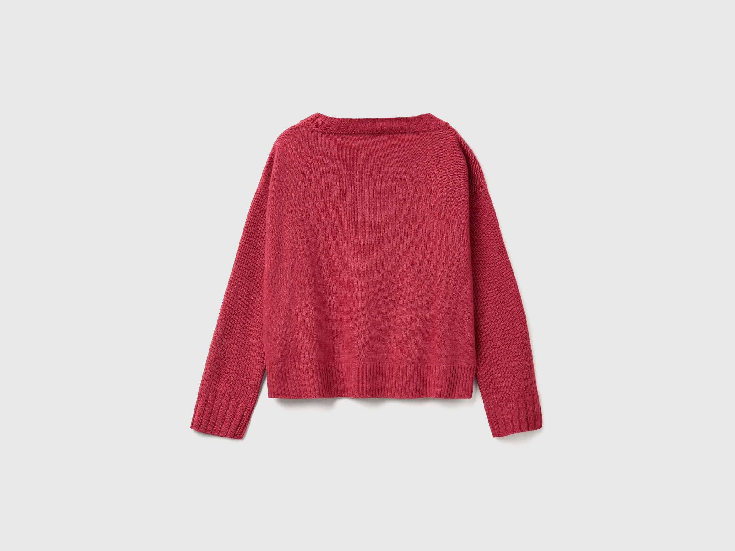 V NECK SWEATER L/S Women image number 2